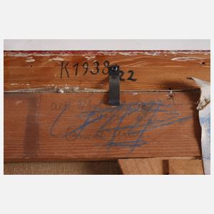 Oswald Grill, "Seeufer im Winter"