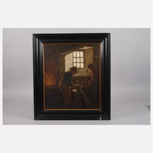 Rudolf Anton Guba, In der Schmiede