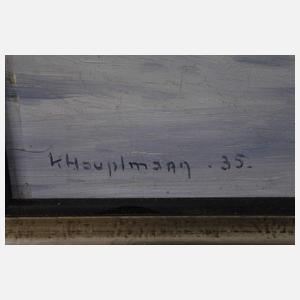 Karl Hauptmann, Winterlandschaft