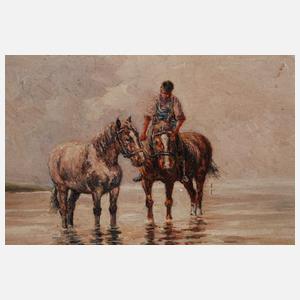 E. Heimann, In der Schwemme