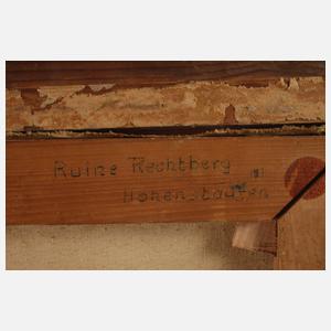 Karol Hiller, Burgruine Rechberg