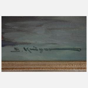 Erich Krüger, Blumenstillleben