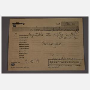 Alfred Kunze, Sognefjord