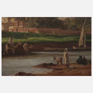 Georg Macco, Landschaft am Nil