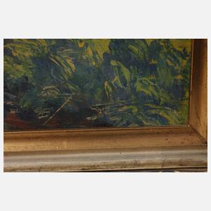 R. Mayer, Landschaft mit Kirche