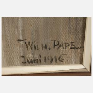 William Pape, Offiziersbildnis