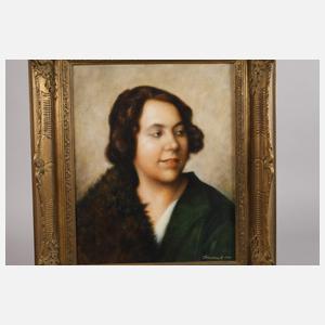 H. Scheuer, Dame im Pelz