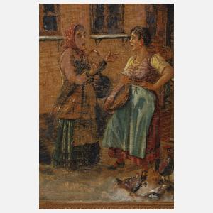 A. Schmaranz, Bauernhaus im Schnee