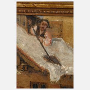 A. Schmaranz, Bauernhaus im Schnee