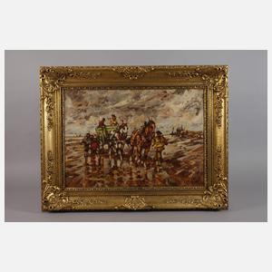 Julius Seyler, Pferdegespann