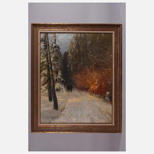 Karl Hanns Taeger, winterliche Jägerszene