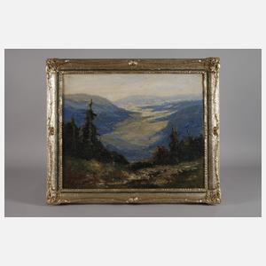 Heinz Wetzel, impressionistische Hochgebirgslandschaft