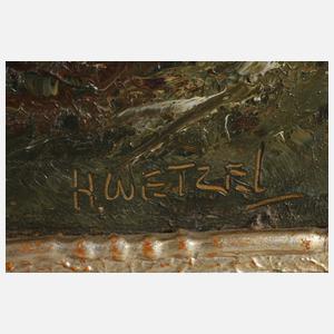 Heinz Wetzel, impressionistische Hochgebirgslandschaft