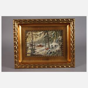 Carl Wilhelm Zimmer, Fuchs im Winterwald