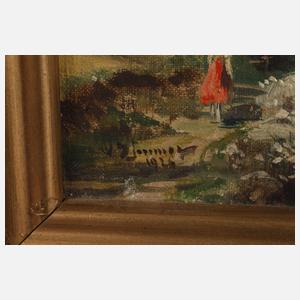 Carl Wilhelm Zimmer, blühende Obstwiese