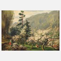 Carl Wilhelm Zimmer, blühende Obstwiese111