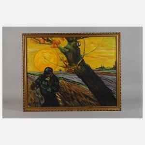 nach Vincent van Gogh,"Der Sämann"