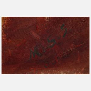 Monogrammist M.S.S., Portrait eines Trachtenmädchens