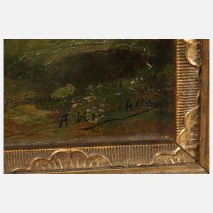 Herbstlicher Waldbach