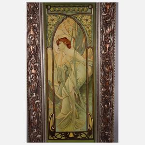 Kopie nach Alphonse Mucha, "Le Soir"