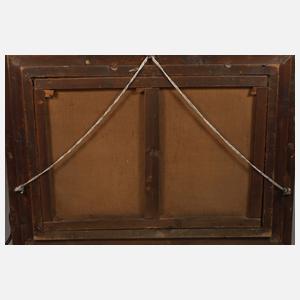 A. Bargatzki, große Landschaft im Prunkrahmen