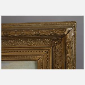 Russische Stadtansicht im Winter