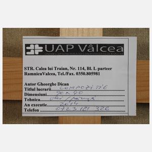 Gheorghe Dican, abstrakte Komposition