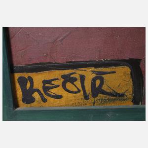 Prof. Bohumil Samuel Kecir, florale Abstraktion