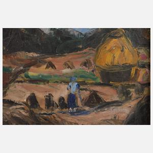 Expressive Ernteszene