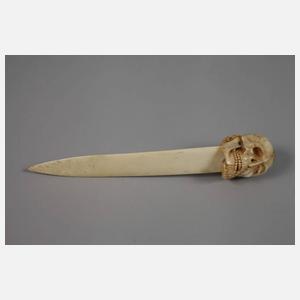 Brieföffner Memento Mori