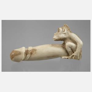 Beinschnitzerei Erotika