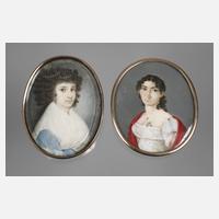 Zwei Miniaturportraits111
