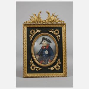 Zwei Miniaturportraits Alter Fritz