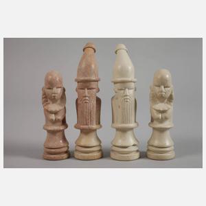 Schachspiel Speckstein