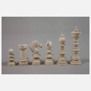 Schachspiel Elfenbein