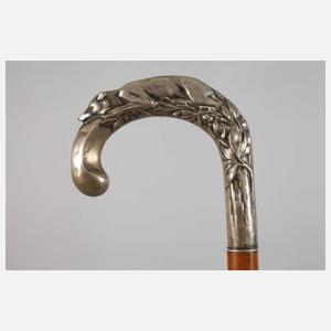 Spazierstock Silber