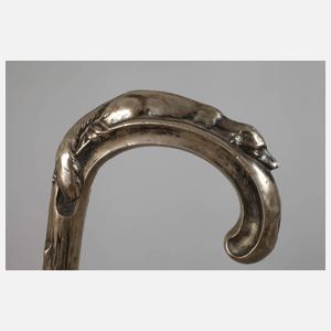 Spazierstock Silber