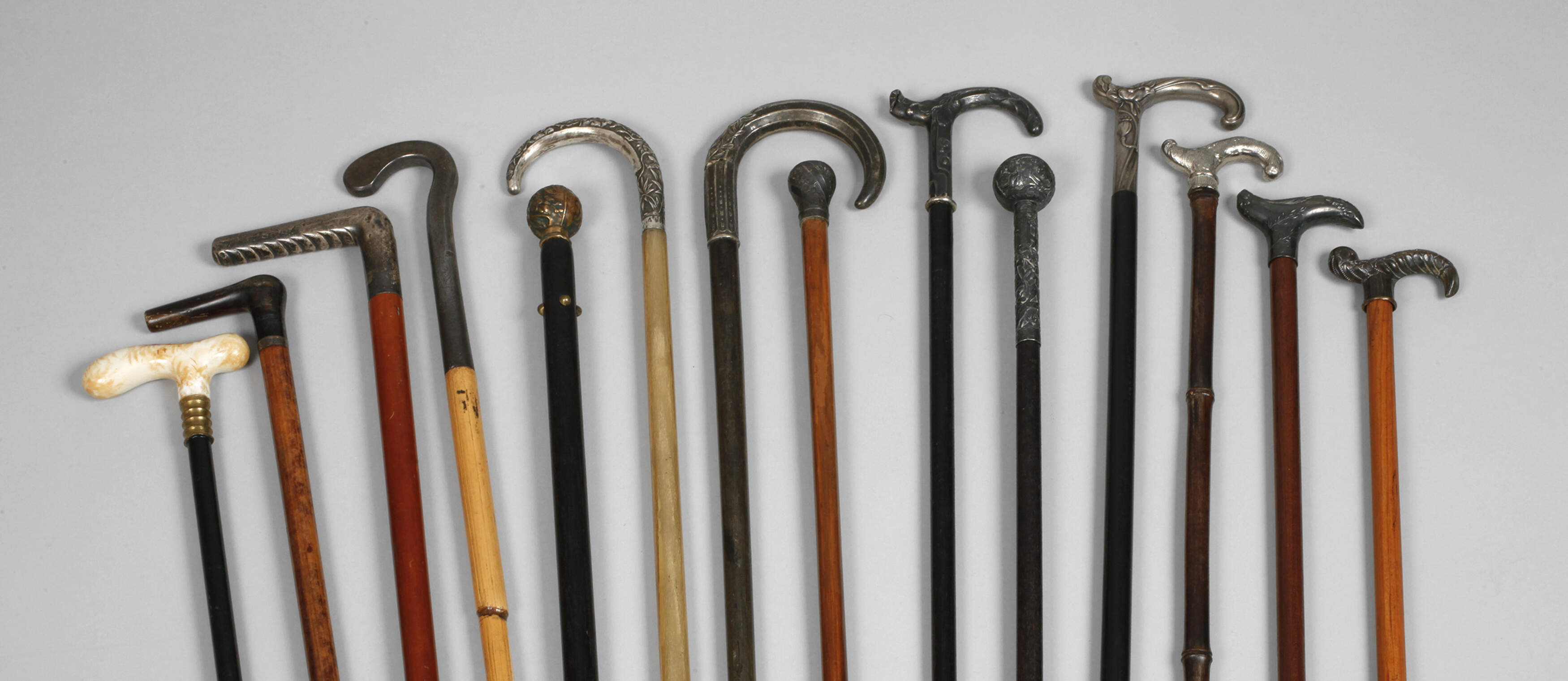 Konvolut Flanierstöcke