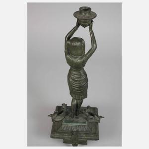 Figürlicher Tischleuchter