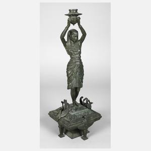 Figürlicher Tischleuchter