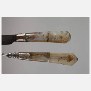 Vier Besteckteile Barock