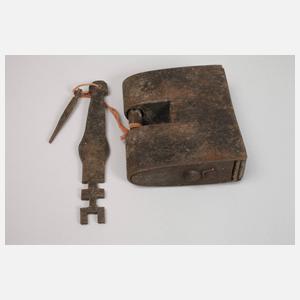 Konvolut historische Vorhängeschlösser