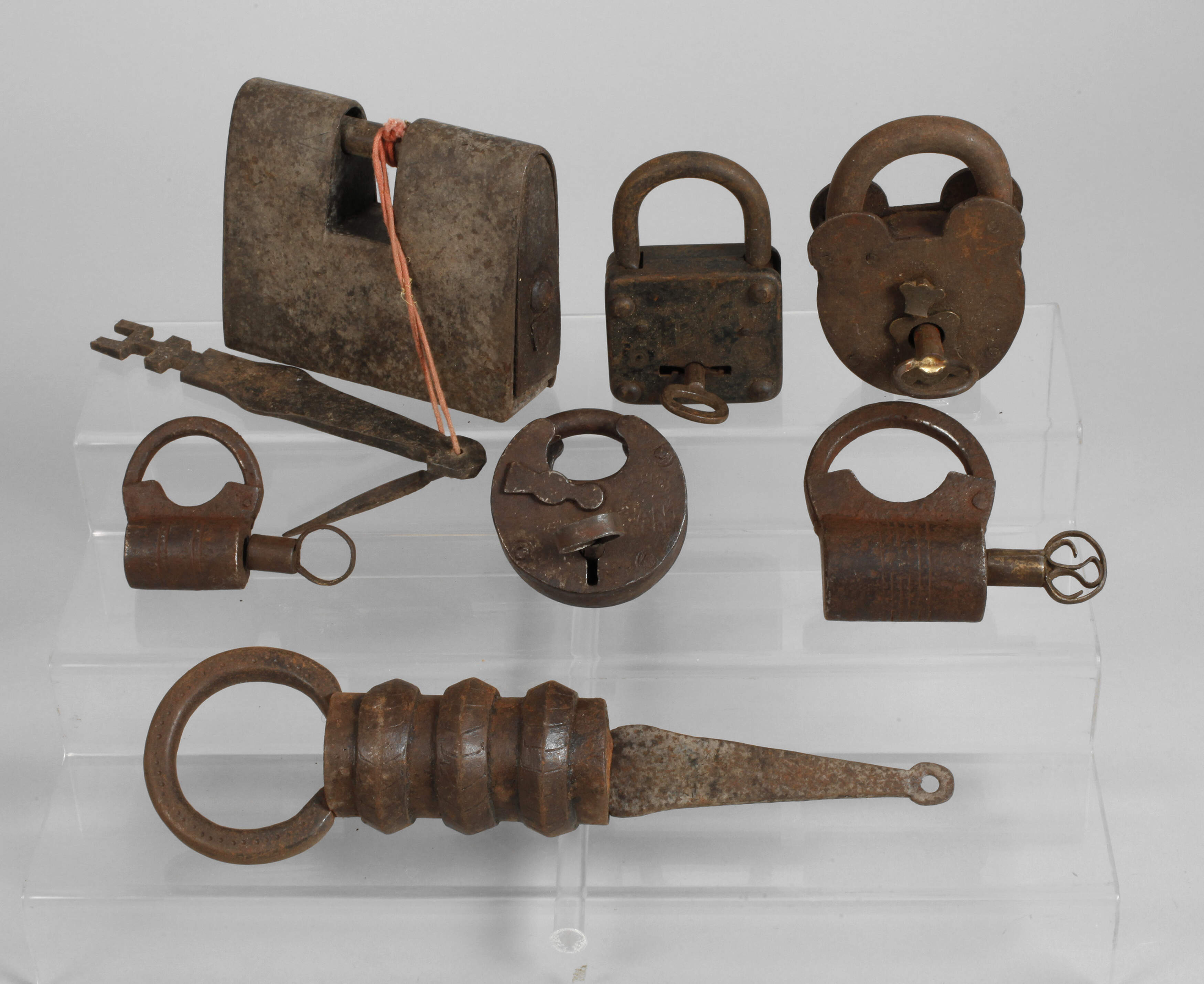 Konvolut historische Vorhängeschlösser