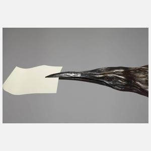 Figürlicher Zettelhalter