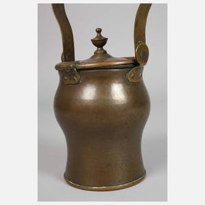Kupfer Henkelgefäß Biedermeier