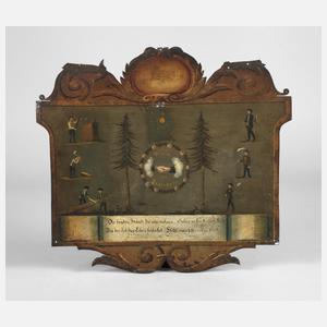 Blechschild Verein der Tagelöhner