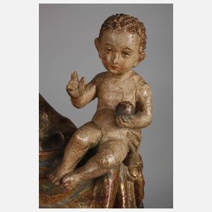 Geschnitzte Madonna
