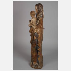 Geschnitzte Madonna