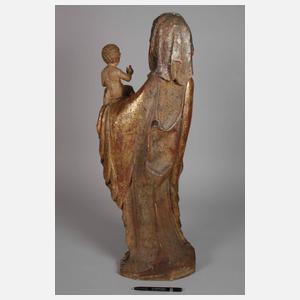 Geschnitzte Madonna