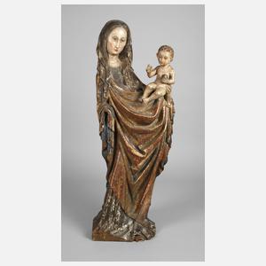 Geschnitzte Madonna